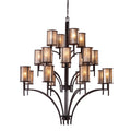 Barringer 29 Inch Wide 5 Light Chandelier In Aged Bronze