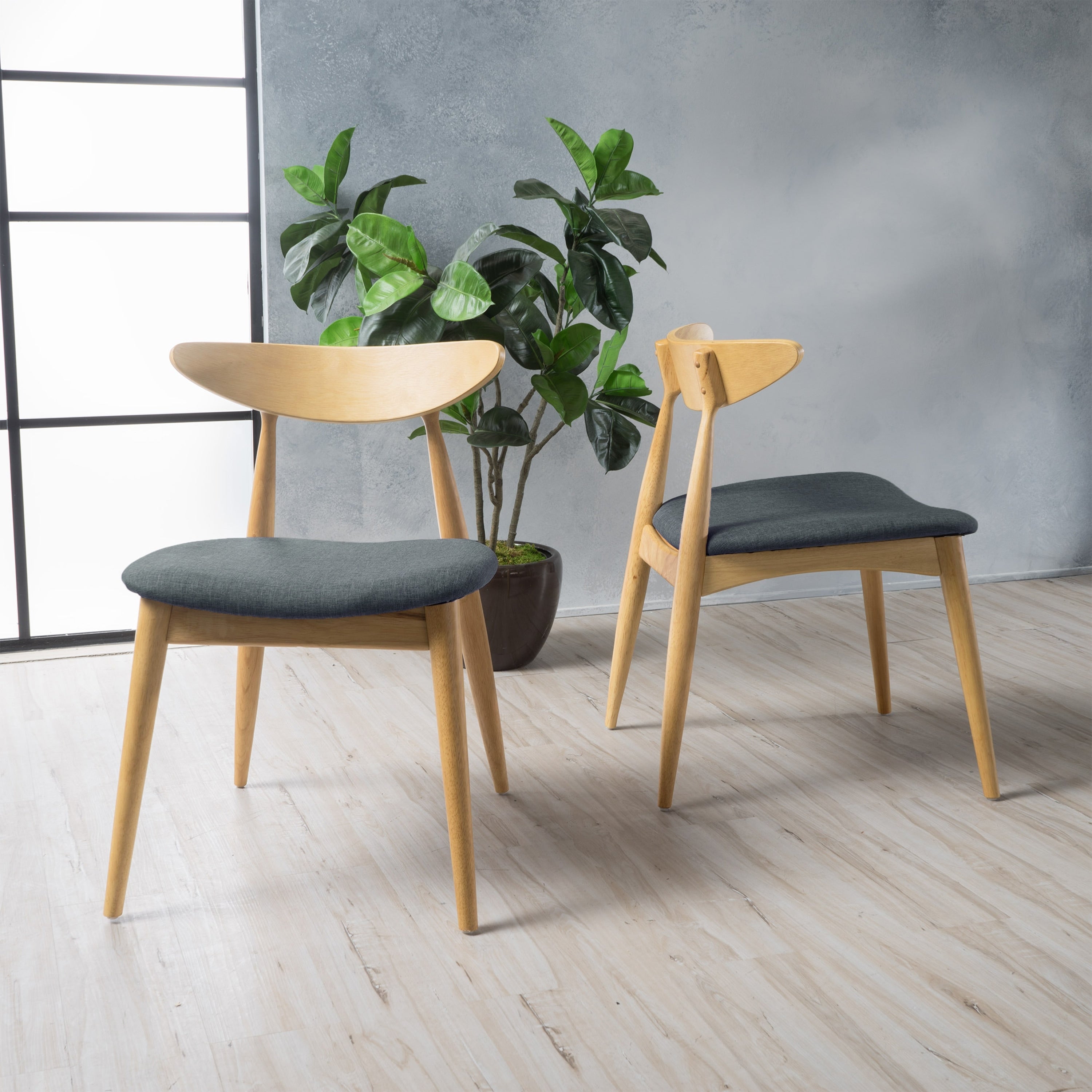 Carson Carrington Lund Mid Century Dining Chair Set Of 2
