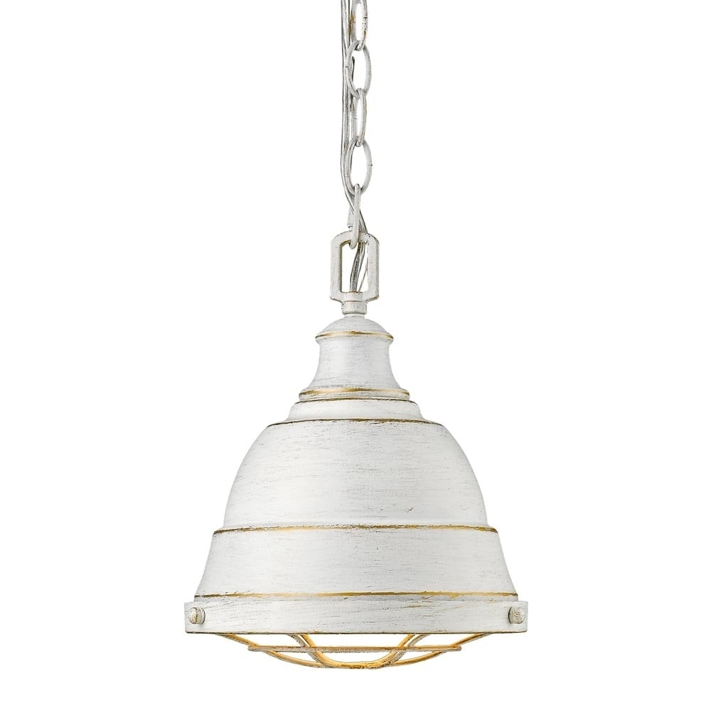 Bartlett Small Pendant In French White