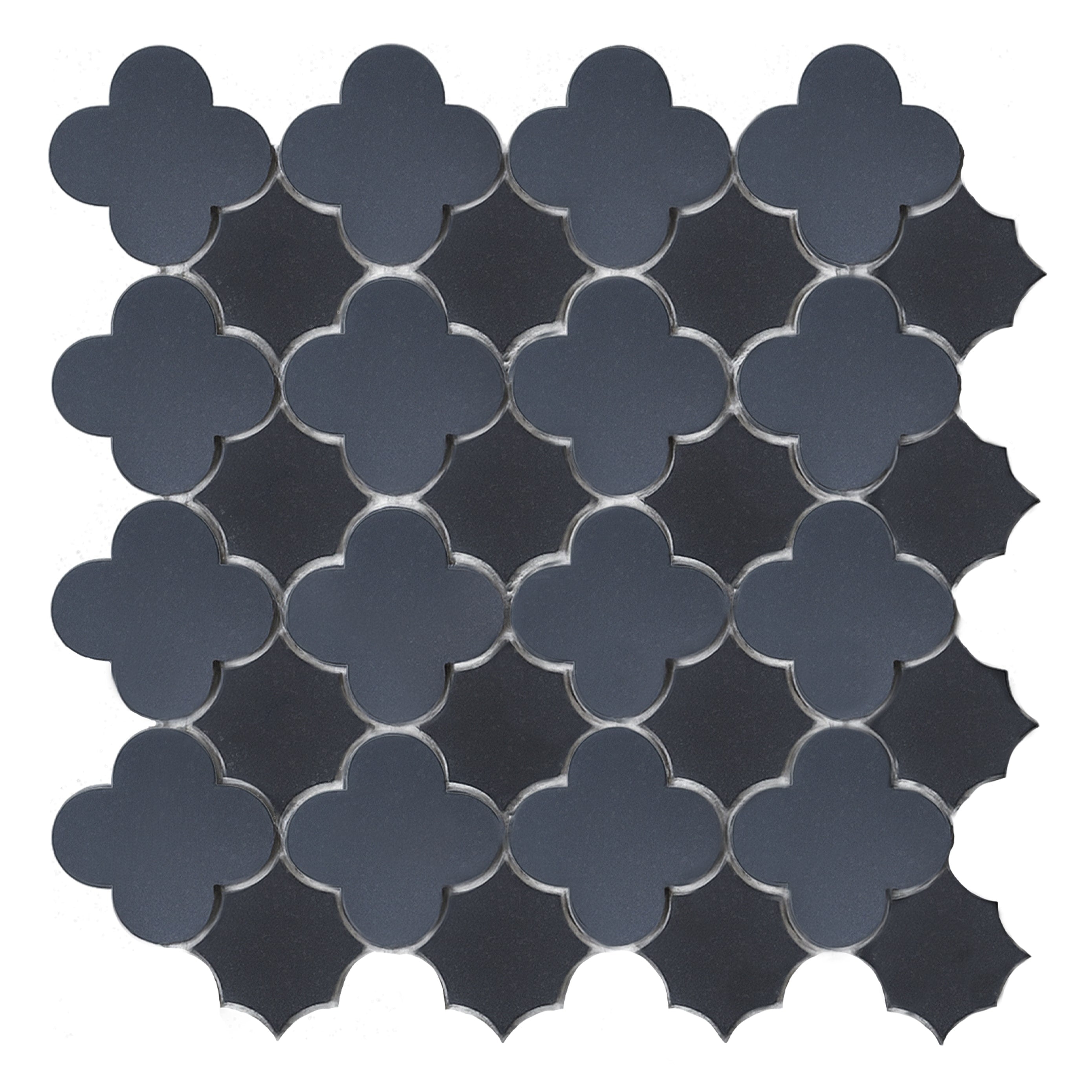 Basalt Gothic Clover Marble Mosaic Wall And Floor Tile 1 Case 10 Sheets