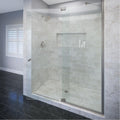 Basco Cana 935 60Xp Cantour 76 High X 60 Wide Pivot Frameless Shower Door With Aquaglidexp Clear Glass