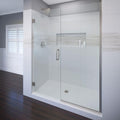 Basco Cela 935 59 72Cl Celesta 72 High X 59 Wide Pivot Frameless Shower Door With Clear Glass