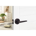 Vintage Bronze Basel Round Lever Door Handle