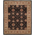 Bashir Black Ivory Hand Knotted Area Rug 12 X 15 12 X 15