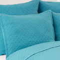 Basketweave Cotton Euro Shams Set Of 2