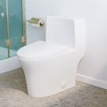 Bastille One Piece Elongated Dual Flush Toilet 0.8 1.28 Gpf