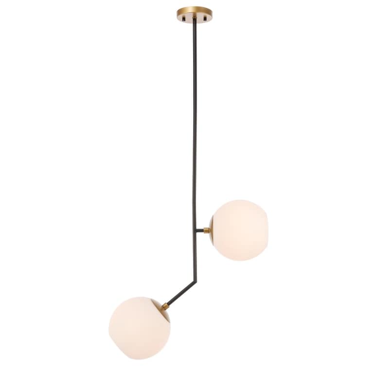 Ivy Terrace Bastina Steel 20 Inch 1 Bulb Downlight Pendant With Frosted Glass Shades
