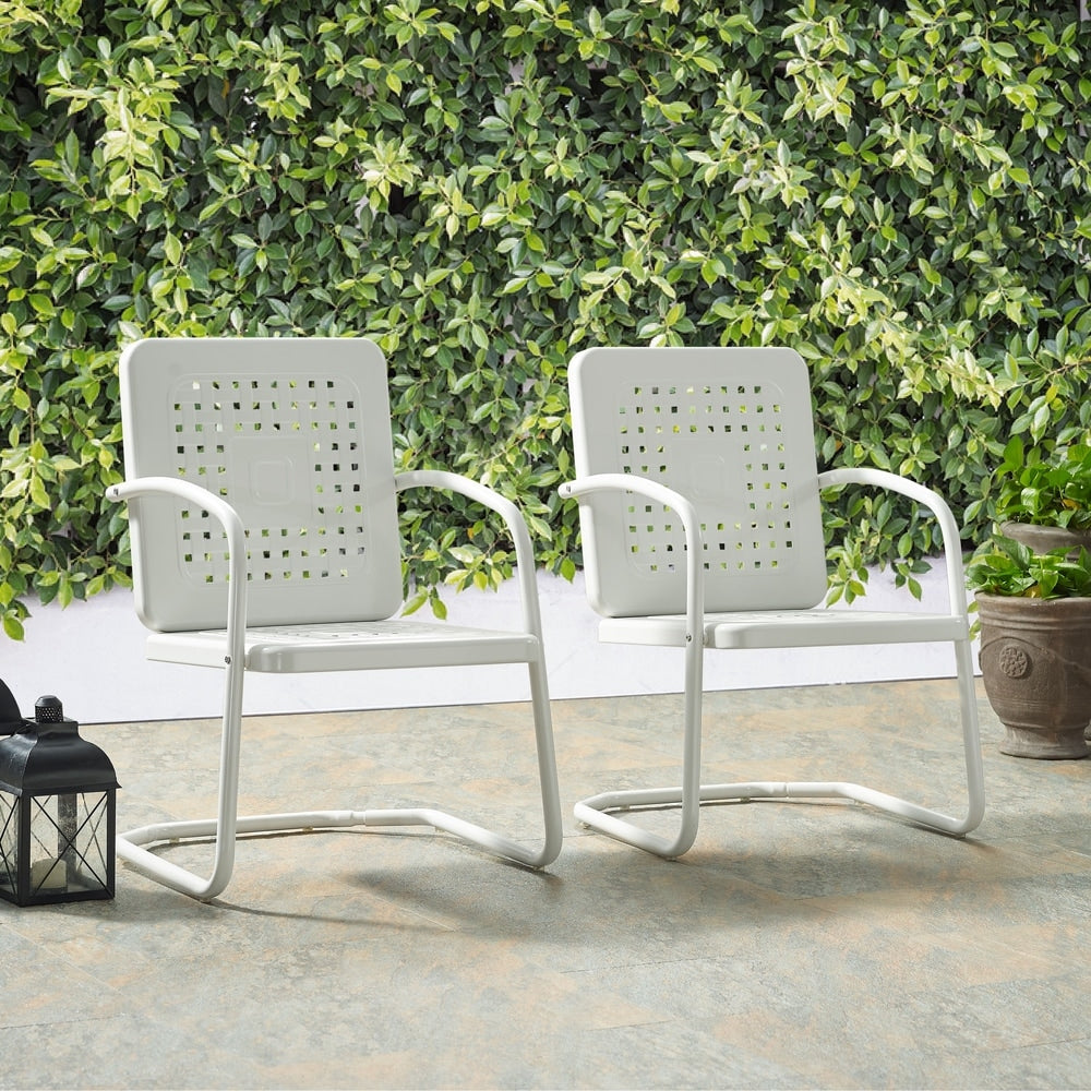 Bates Chair In White Set Of Two