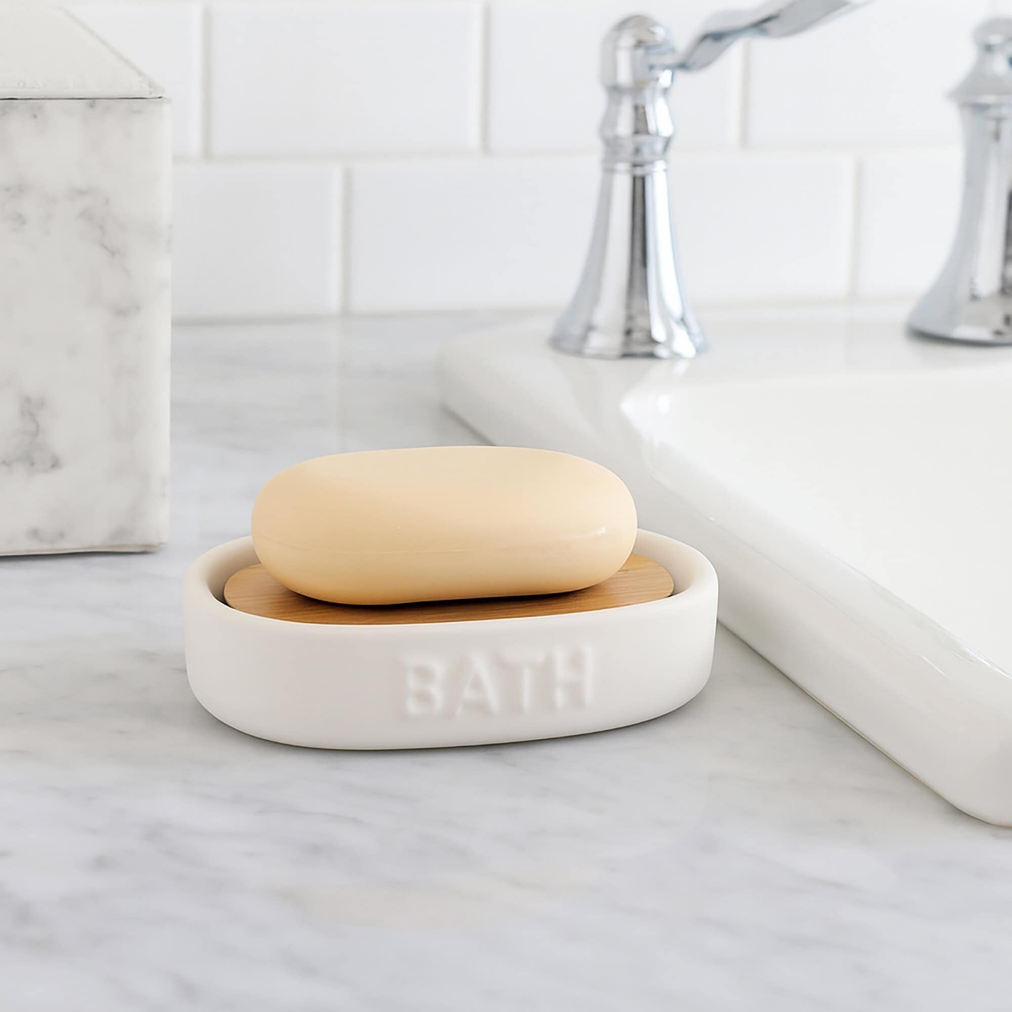 Bath D Dolomite Bath Accessory White Or Grey Set 5 Pieces