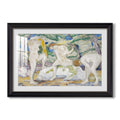 Bathing Girls 1910 Franz Marc Custom Framed Print