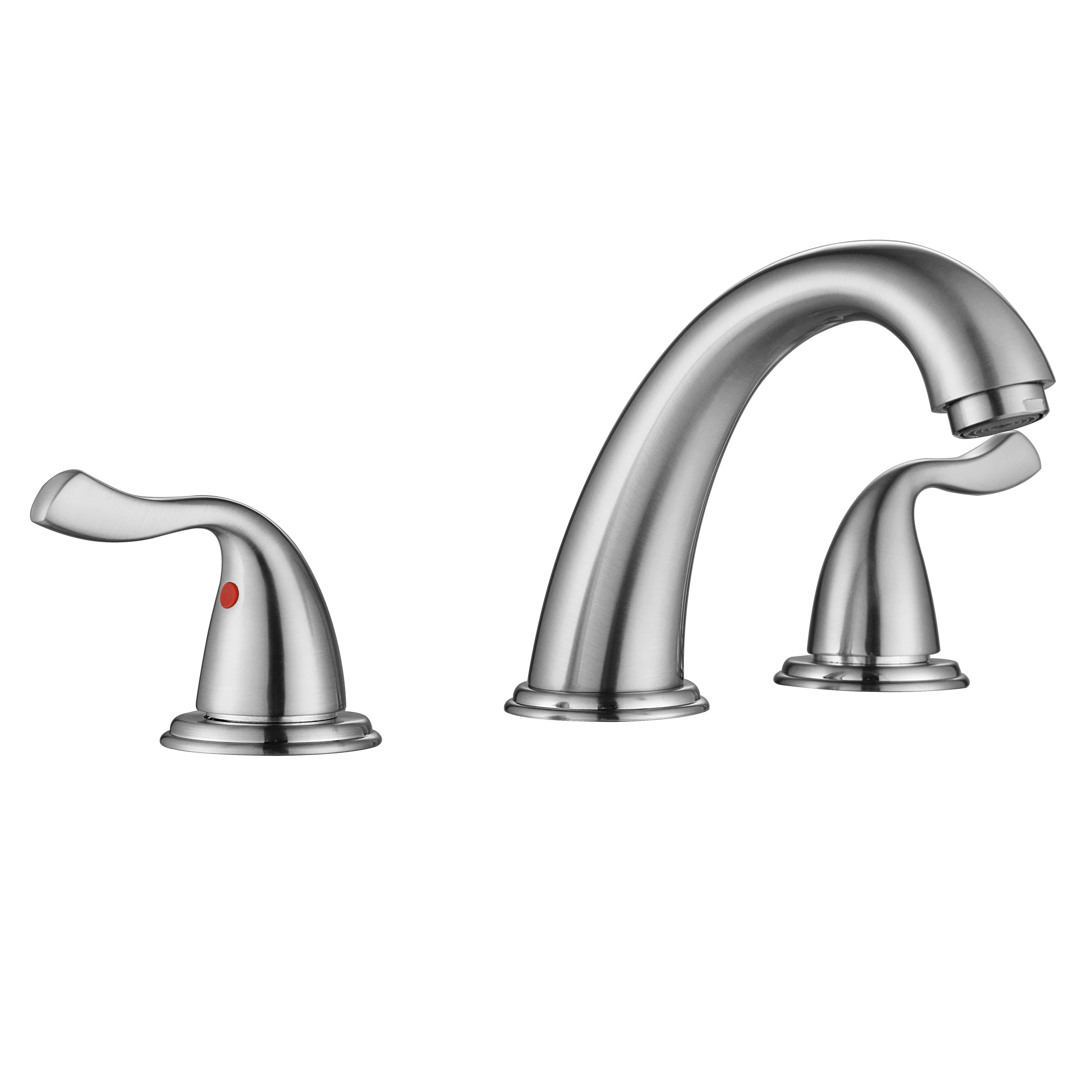 Bathroom Faucet For Bathroom Sink With Two Handles And Supply Lines