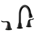 Bathroom Faucet For Bathroom Sink With Two Handles And Supply Lines