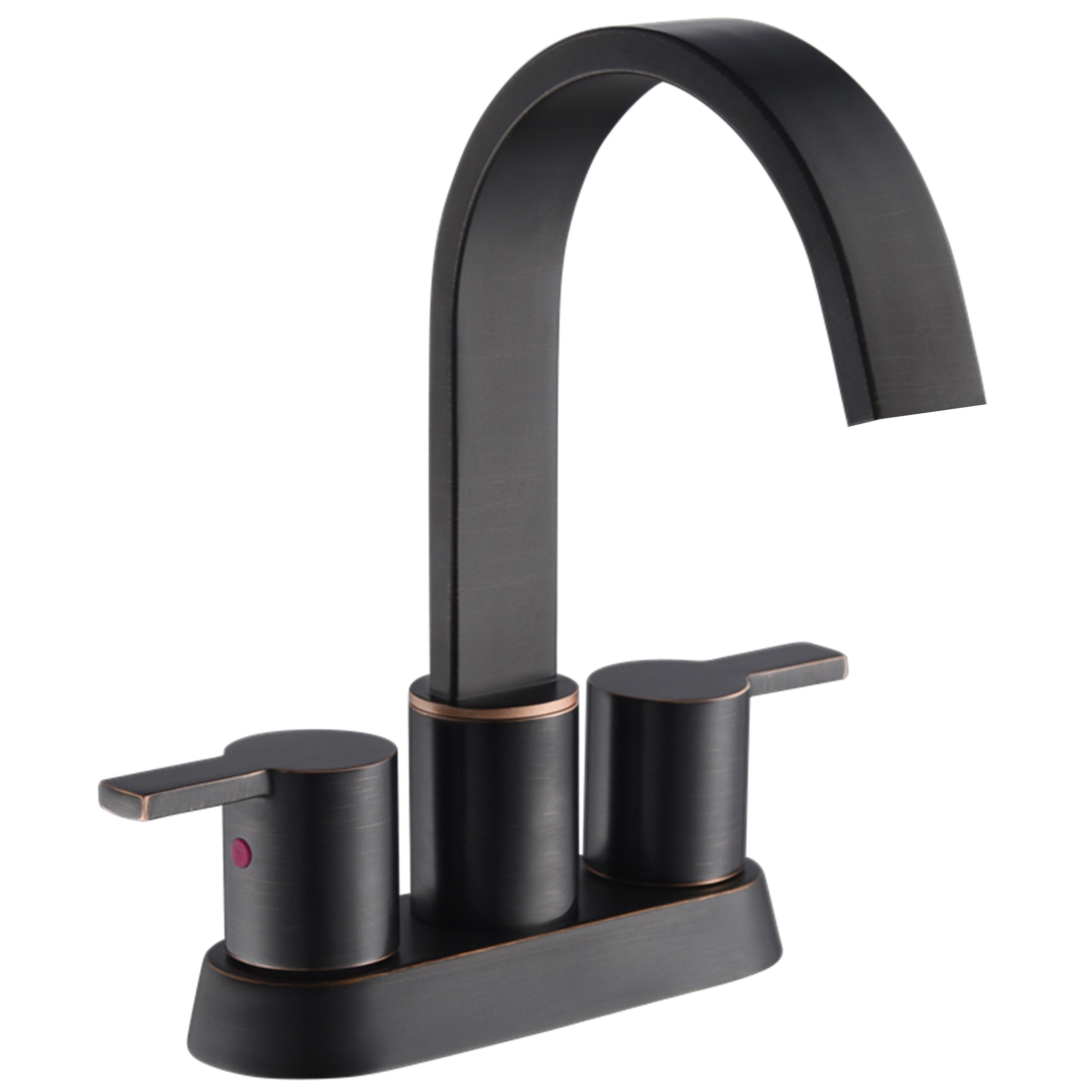 Bathroom Faucet For Bathroom Sink With Two Handles And Supply Lines