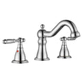 Bathroom Faucet For Bathroom Sink With Two Handles And Supply Lines