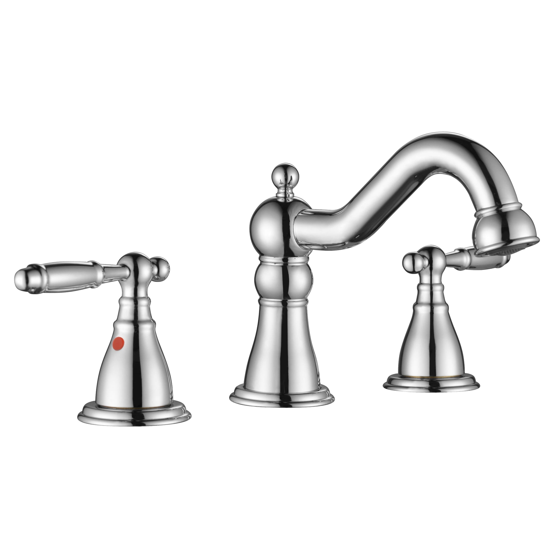 Bathroom Faucet For Bathroom Sink With Two Handles And Supply Lines