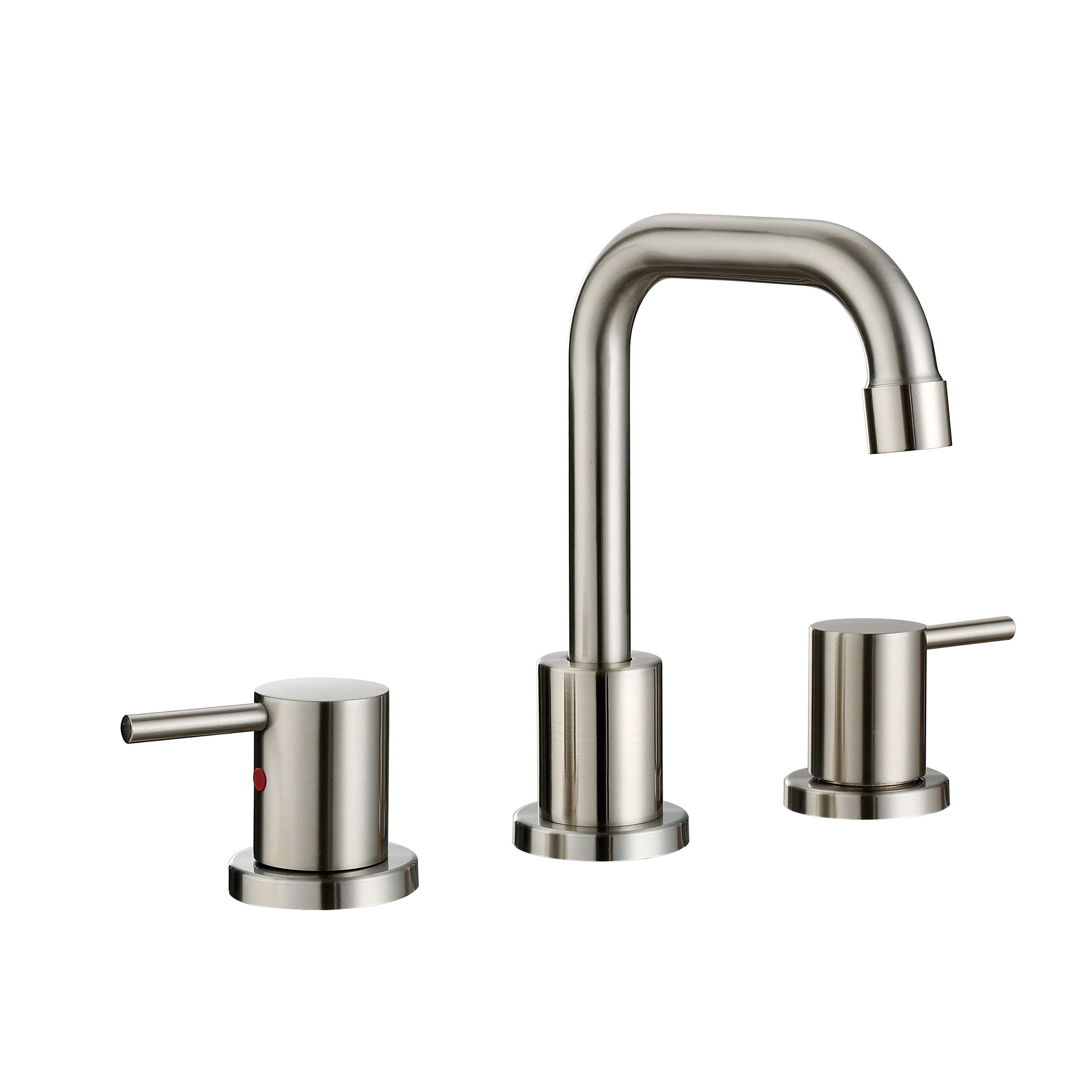 Bathroom Faucet For Bathroom Sink With Two Handles And Supply Lines