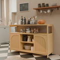 Bathroom Storage Cabinet Side Cabinet With Shelves Natural Hallway Cabinet Base Cabinet Decorative Cabinet