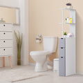 Homcom 55 Bathroom Tower Storage Cabinet