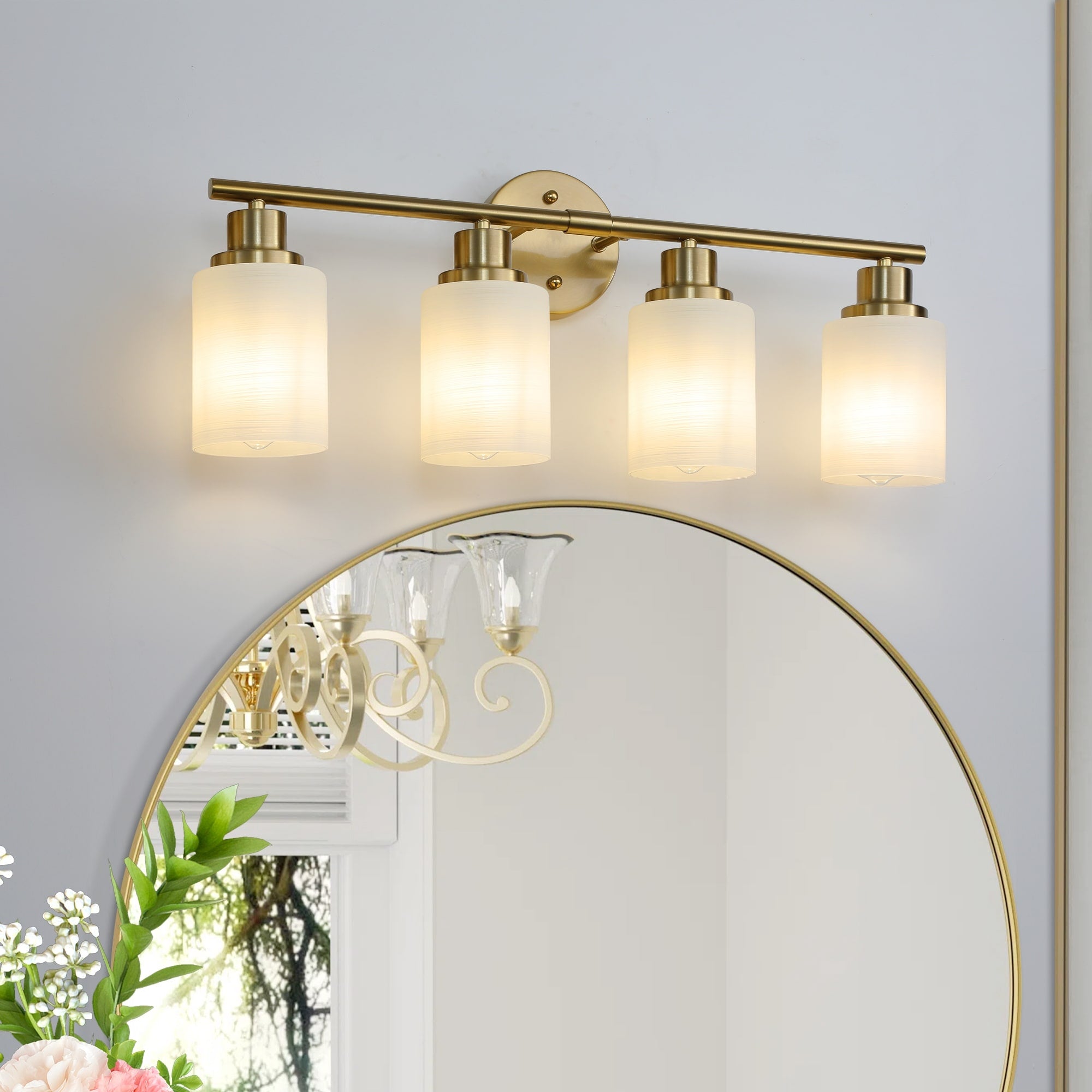 Bathroom Vanity Light 4 5 6 Light Copper Finish Fixture