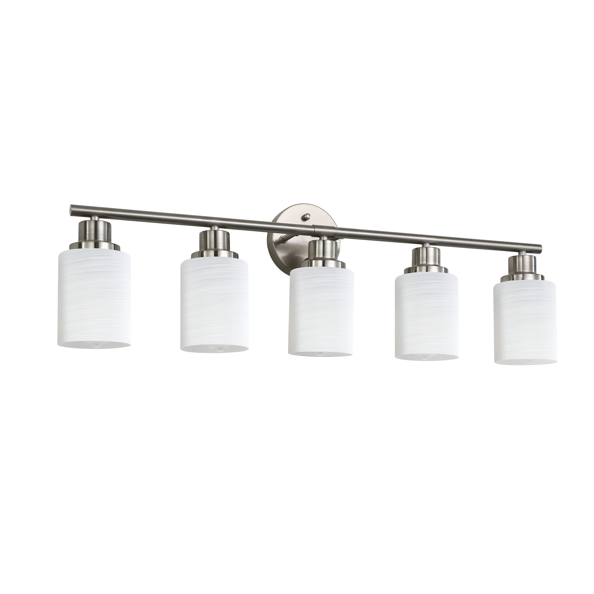 Bathroom Vanity Light 4 5 6 Light Nickel Finish Fixture 4 Light