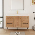 Bathroom Vanity With Resin Sink In 36 48 60 Inch Freestanding Bathroom Vanity With Soft Close Doors And Drawers