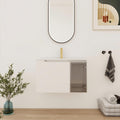 Bathroom Vanity With Sink In 24 30 36 Inch Floating Bathroom Vanity With Soft Close Door