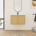 Bathroom Vanity With Sink In 24 30 36 Inch Floating Bathroom Vanity With Soft Close Door