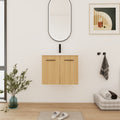 Bathroom Vanity With Sink In 24 30 36 Inch Floating Bathroom Vanity With Soft Close Doors Drawers