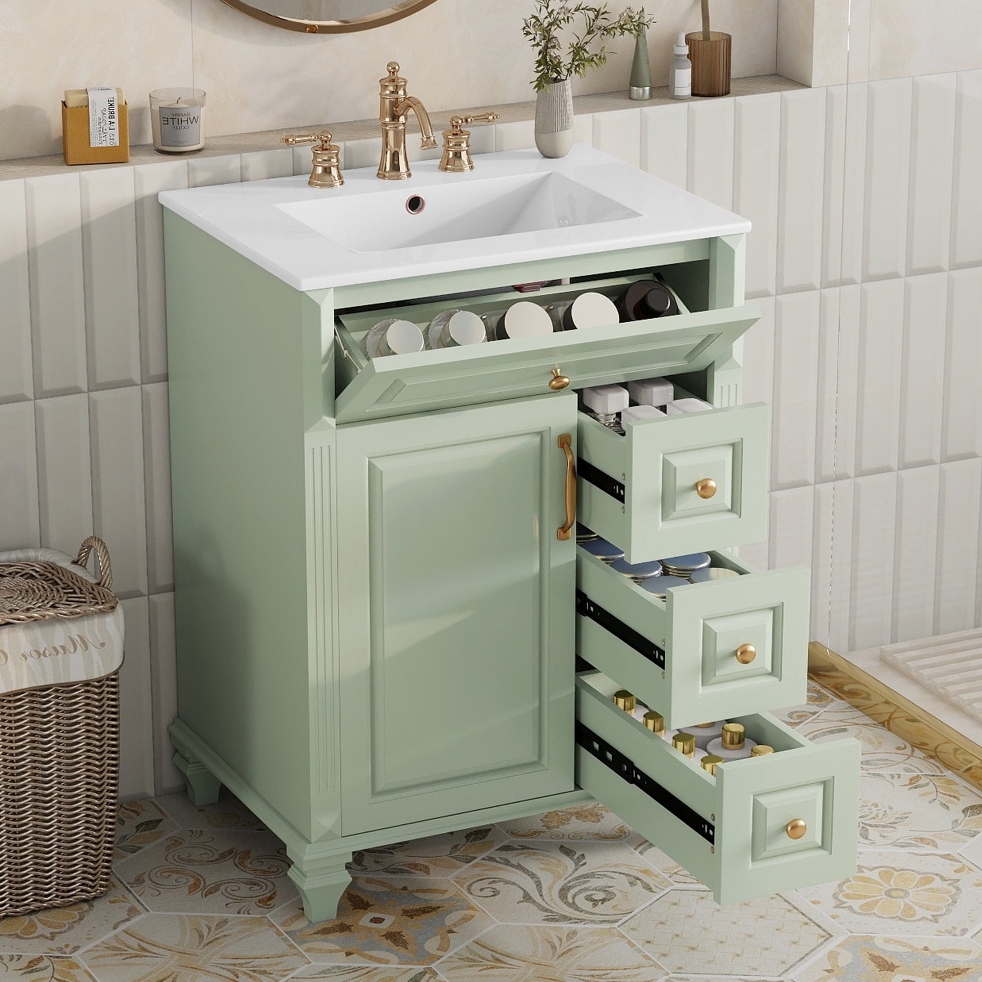 Bathroom Vanity With Ceramic Sink Top Bathroom Cabinet Base And Ceramic Basin Set
