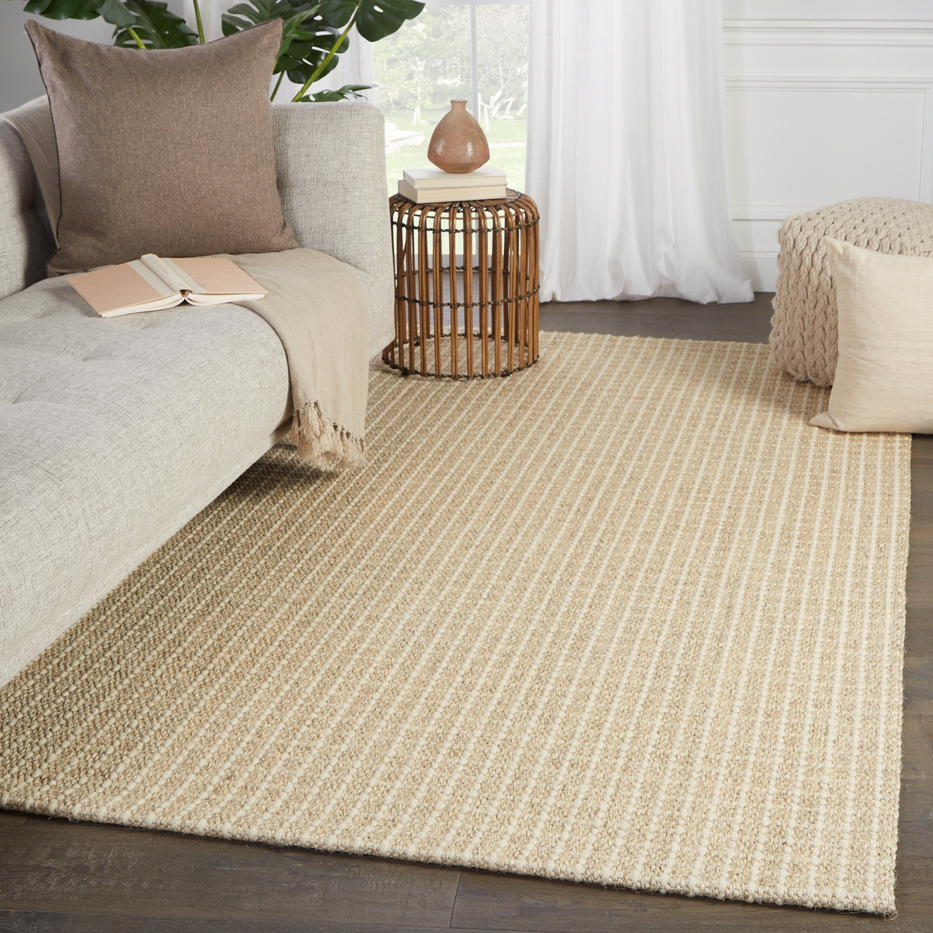 Bauer Natural Solid Area Rug