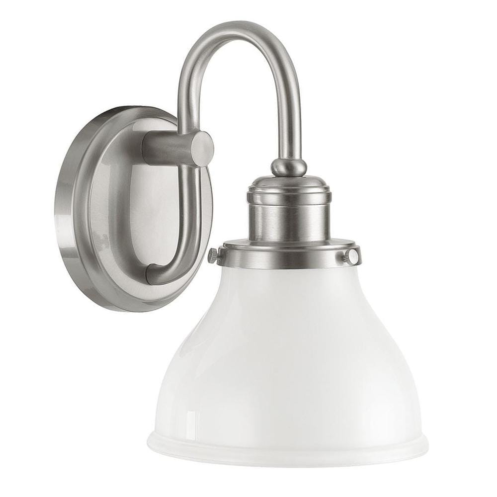 Capital Lighting Baxter Collection 1 Light Bushed Nickel Wall Sconce
