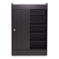 Baxton Studio Espresso Shoe Rack Modern Cabinet
