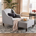 Carson Carrington Ulfsta Modern And Contemporary Upholstered Chaise Lounge