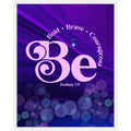 Be Christian Art By Alva Jumath Framed Canvas Wall Art Print