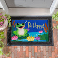 Be Hoppy Embossed Door Mat 30 X 18