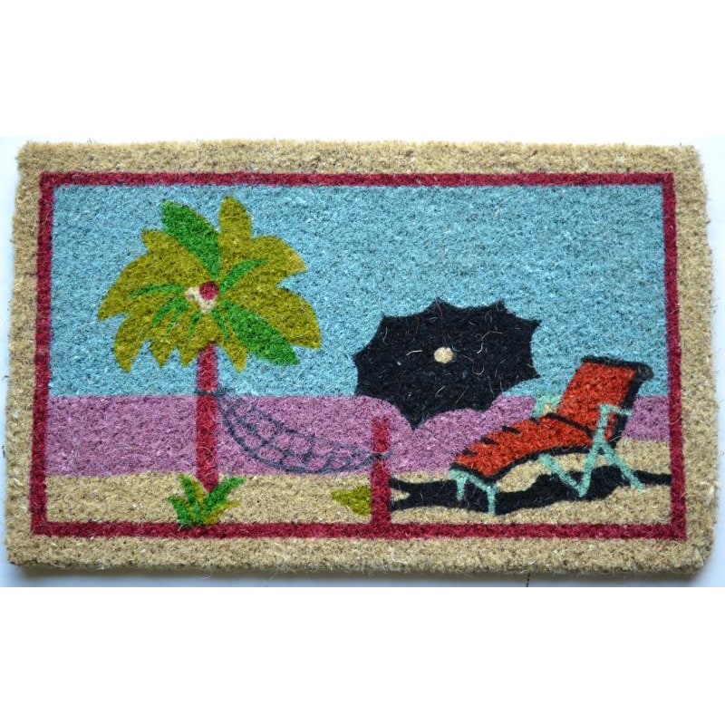 Beach Multi Coir Door Mat 26 X 16
