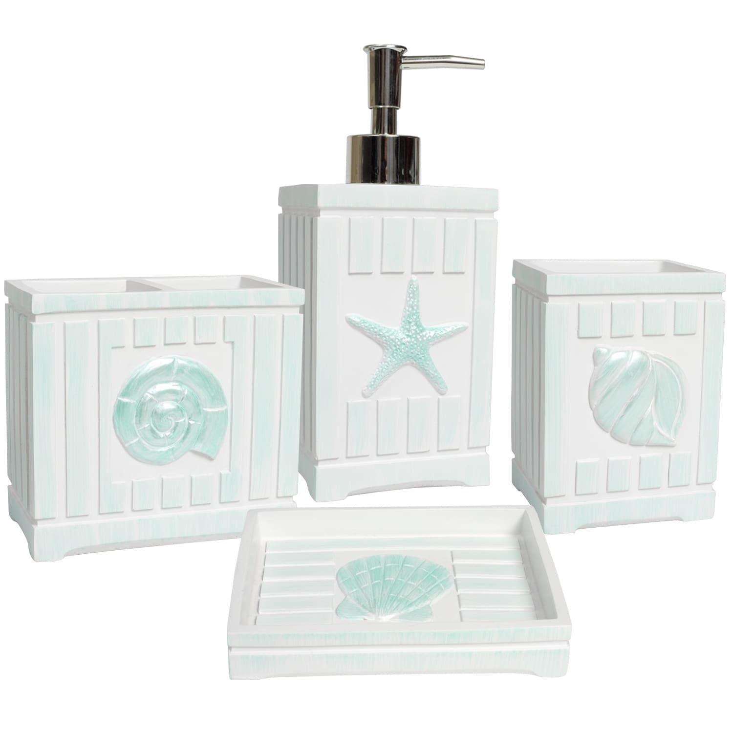 Beach Shells Handcrafted Bathroom Accessories