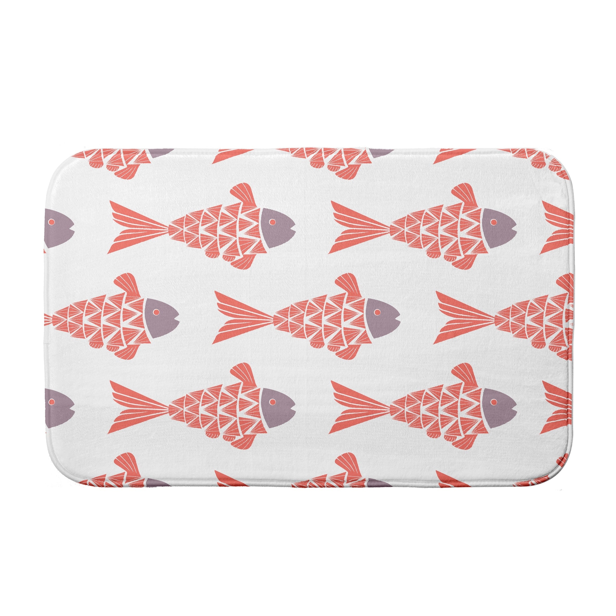 Beach Vacation Fish Tales Bath Mat