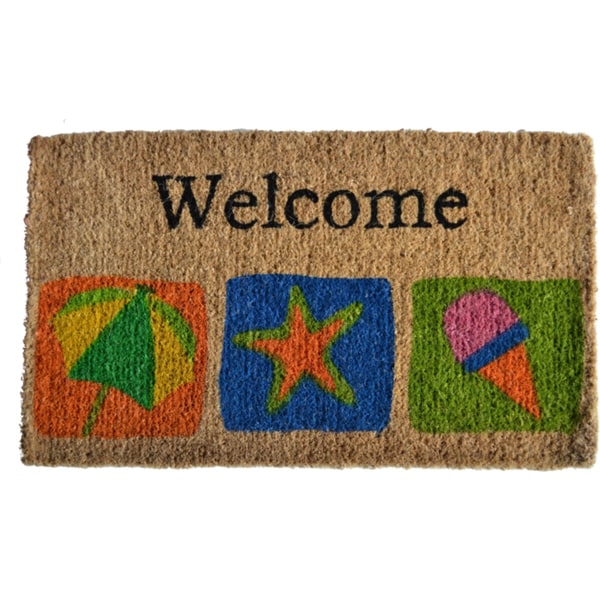 Beach Themed Welcome Mat