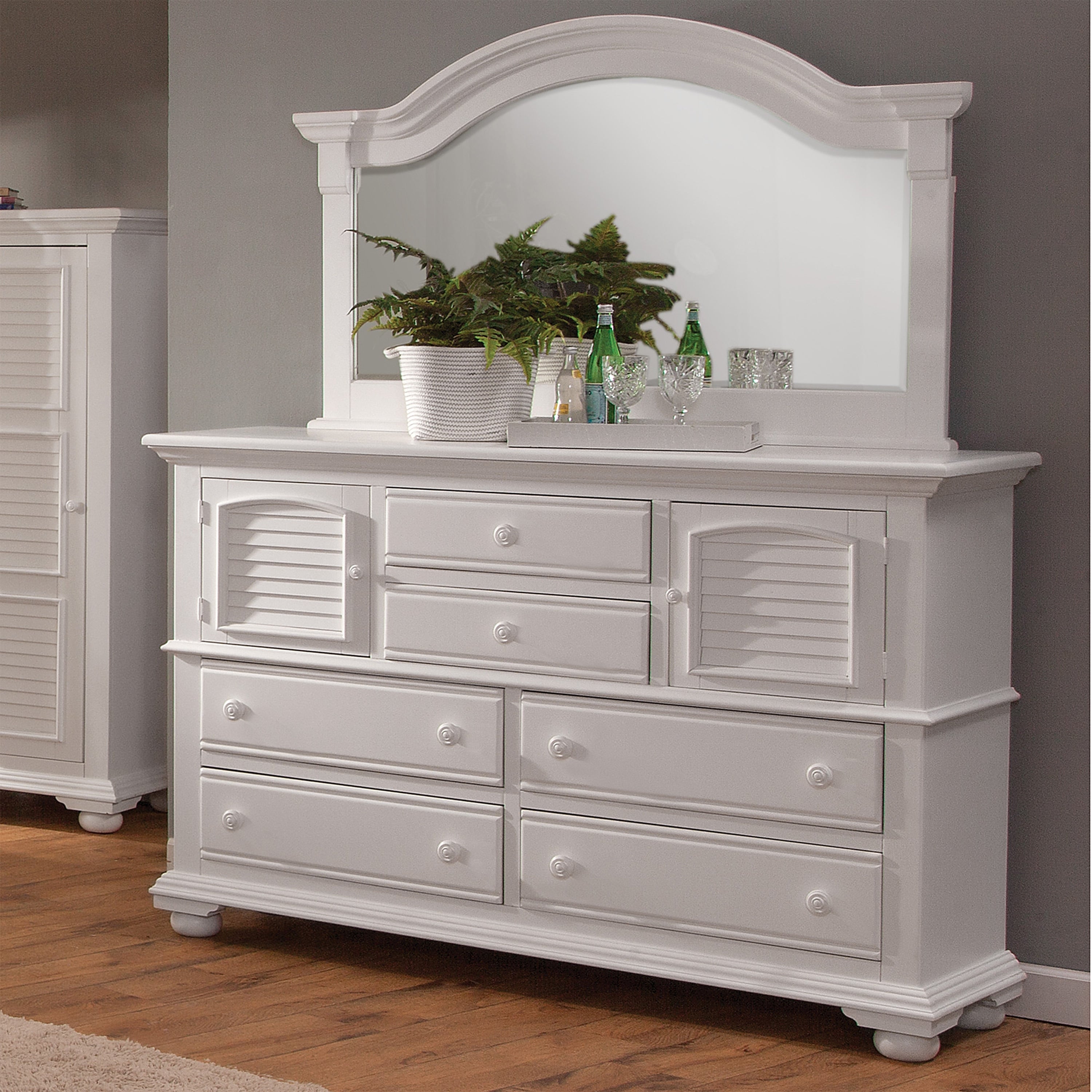 Beachcrest Eggshell White Wood Dresser By Greyson Living