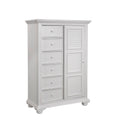 Beachcrest Eggshell White Wood Gentlemans Chest By Greyson Living