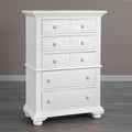 Beachcrest White Wood 5 Drawer Chest By Greyson Living