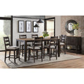 Beacon Black Ladder Back Barstools With Cushion Set Of 2