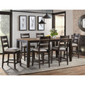 Beacon Black And Walnut Storing Leaf Counter Table