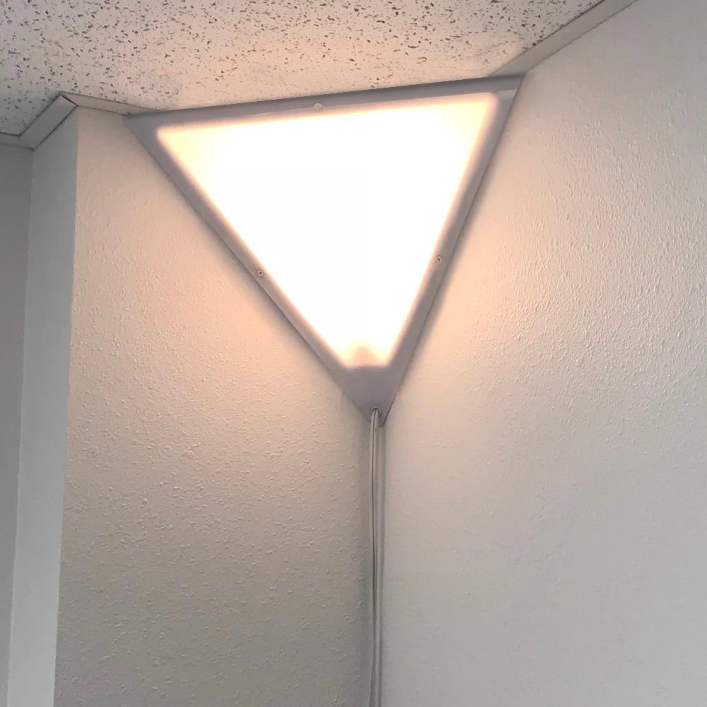 Beacon Triangle Corner Light Plug In 17 Cord White By Home Concept N A