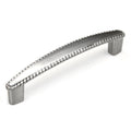 Beaded Nickel 4 1 4 Inch Cabinet Pull Handle Pack Of 5