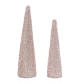 Beaded Cone Tree Set Of 2