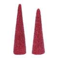 Beaded Cone Tree Set Of 2