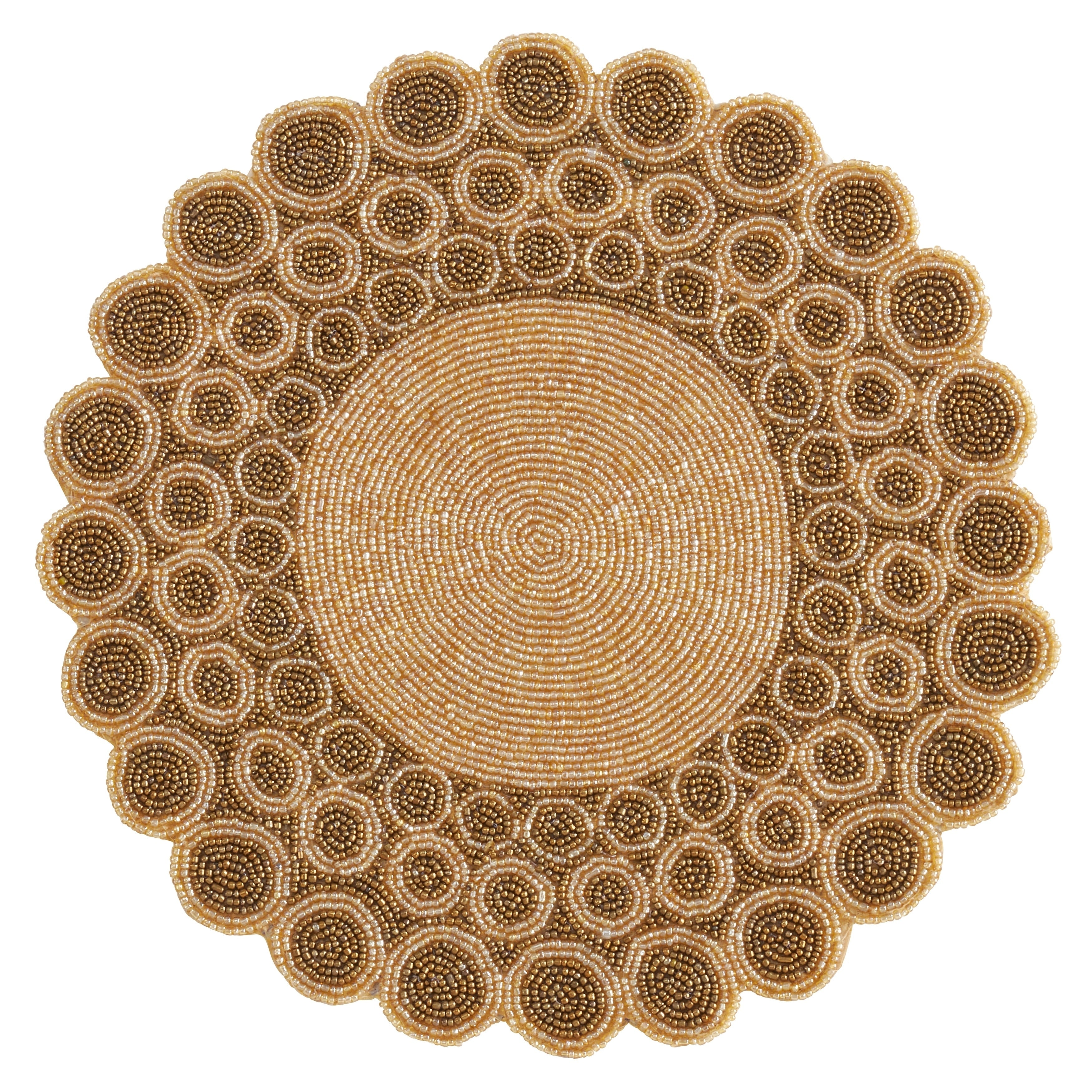 Beaded Design Placemats Set Of 4