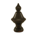 Beaded Knob Lamp Shade Lamp Finial Spire Oiled Bronze 1.5 H
